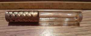 Faberge Woodhue Perfume Dram Roll On Bottle Vintage Empty