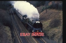 ORIGINAL SLIDE BR LOCO NO 92220 EVENING STAR AT RIDING MILL 3/85