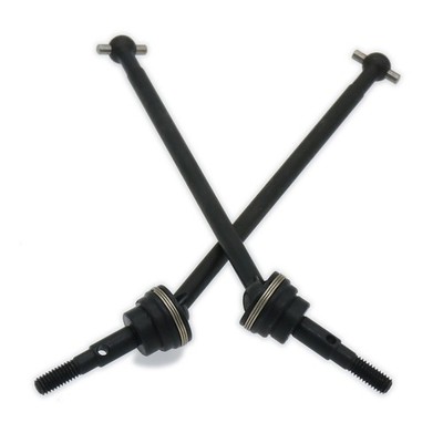 RCAWD 2PCS Universal Dogbone Drive Shaft For 1/10 RC Hobby Model Car Axial Yeti