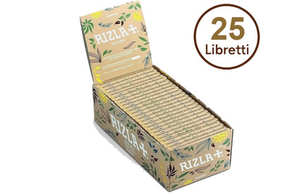 Rizla Natura Cartine Corte Regular   Rolling Papers 25 Libretti