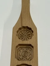 Cookie Mold Wood Pastry Mold Making Baking Tools 