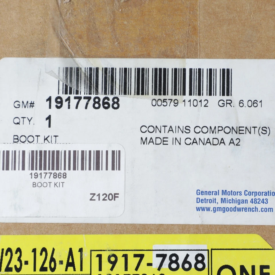 Genuine GM Buick Pontiac Chevrolet Oldsmobile CV Joint New 19177868 - Image 3 of 3