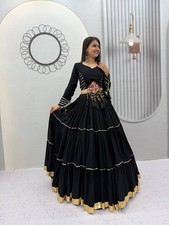 Cotton Lehenga Choli Women Indian Traditional Ethnic Wedding Party Outfit
