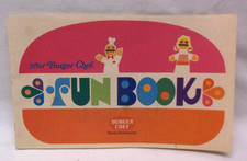 Libro divertente attività bambini ristoranti famiglia Burger Chef 1970