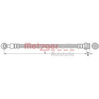 Metzger Bremsschlauch Hinten Links Passend FüR Hyundai Tucson KIA Sportage | 411