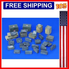 1/35 Scale DieCast Resin Model Assembled Kit WWII  Ammunition & Medical Aid C...