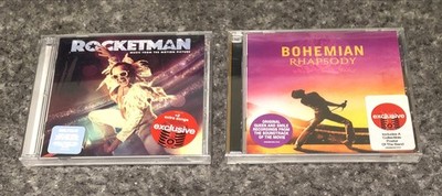(2) Bohemian Rhapsody Movie Soundtrack & Rocketman Movie Soundtrack Bundle *NEW*