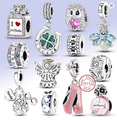 Charms Anhänger Silber 925 Schmuck Armband Herz Familie Mutter Tochter Liebe