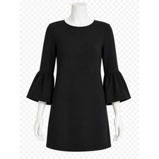 Zara Woman Black Shift Dress w/ Statement Sleeves - Size S