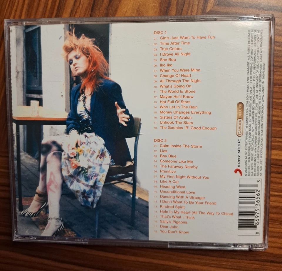Cyndi Lauper True Colors The Best Of 2 Disc 2012 CD Album Australian Pressing  - Image 3 of 4