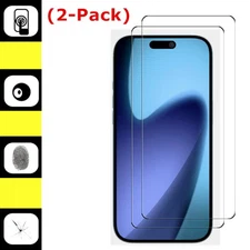 2P Tempered Glass Screen Protector For iPhone 17/17 Pro/17 Pro Max/17 Air
