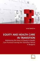 Nora Markova | Equity AND Health Care IN Transition | Taschenbuch | Englisch