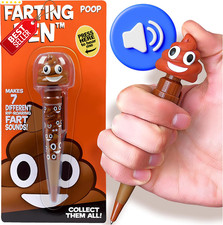 Farting Poop Pen 7 Sound Funny Gag Gift Stocking Stuffer for Kids Teens - US