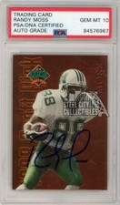 Randy Moss 1998 Playoff Football Bronze Autograph Rookie Card #9 PSA/DNA 10