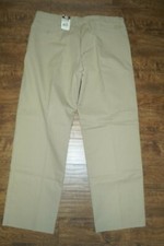 DICKIES MENS WORK PANTS OCCUPATIONAL WEAR ADJ WAIST SIZE 46 UNHEMMED INSEAM  NWT