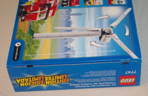 Camión de transporte Lego 7747 City turbina eólica nuevo sellado en caja 2009 retirado - Imagen 4 de 5