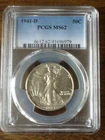 1941 Denver - Silver Walking Liberty Half Dollar - PCGS MS 62