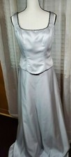 Mori Lee 2-Piece Platinum Evening Gown Size 12 Formal Mother of the Bride/Groom