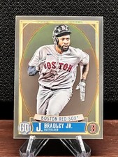 JACKIE BRADLEY JR 2021 Topps Gypsy Queen Chrome Box Topper Base #95 Red Sox 🧦