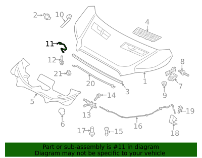 Genuine Ford Hood Latch Striker Plate BK3Z*16K689*A | eBay