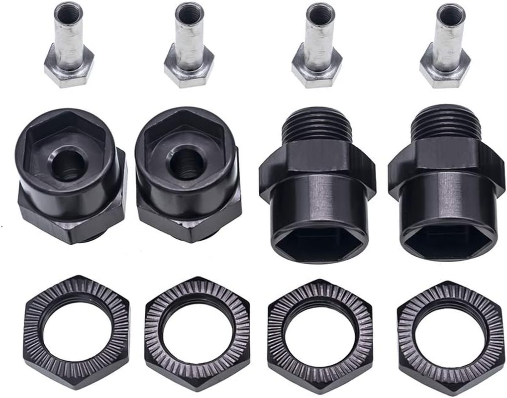 12Mm to 17Mm Wheel Hex Hub Adapter Extension Conversion for 1/10 RC Car and Upgr