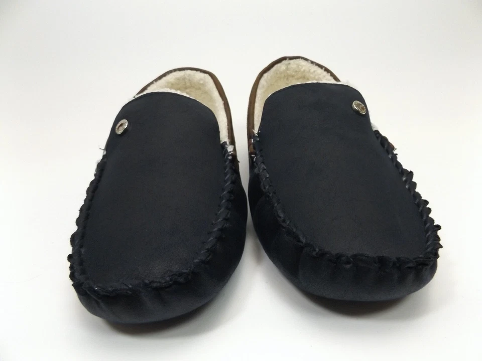 NEW! Steve Madden Men's CANYONE Slide Comfort Slipper, Navy Fabric, Size 8.0 M - Image 4 of 4
