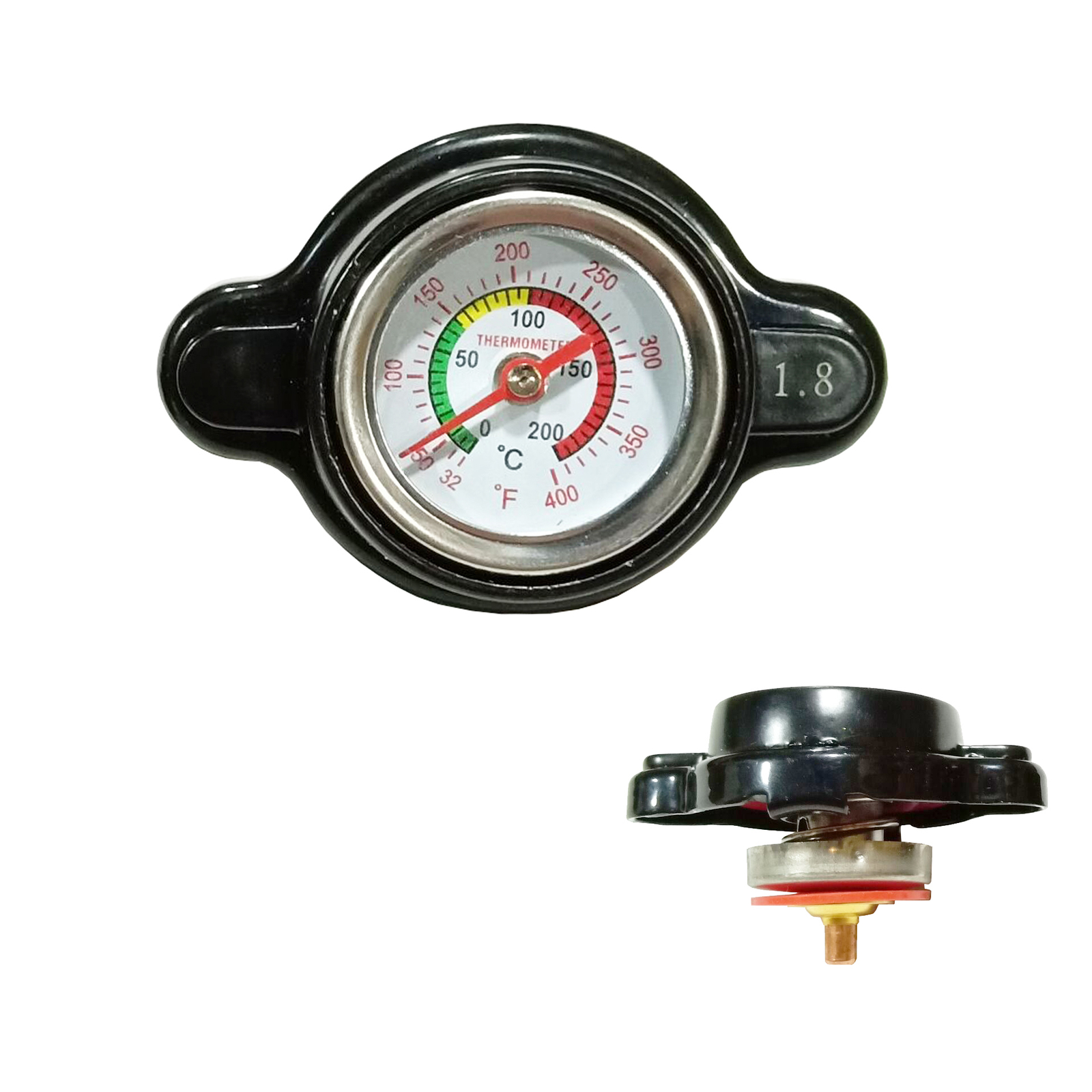OR3126 HighPressure Temperature Gauge Radiator Cap 1.8 Temp Monitoring