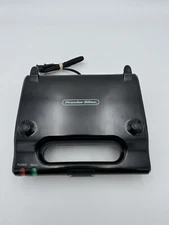 Proctor Silex Belgian Flip Waffle Baker  ~ Black Waffle Maker ~ 26060Y NWOB