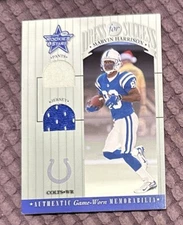 2001 Marvin Harrison Leaf Rookies and Stars Dress For Success #DFS9