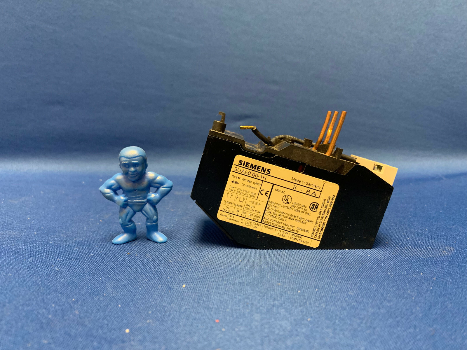 Siemens 3ua50 00 1h Overload Relay 5 8 Amp 600 Vac For Sale Online Ebay
