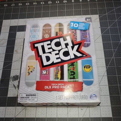 Tech Deck DLX Pro Pack 10 Mini Toy Skate Finger Boards  Element PlanB Flip NEW