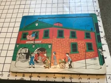 a see-inside puzzle from Creative playthings -- FIREHOUSE 