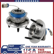 Pair Front Wheel Hub and Bearings Assembly For Chevy Impala 2001 2002 2003-2013