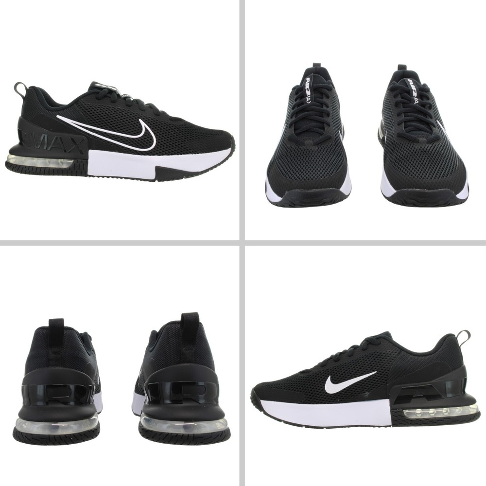 Nike Men’s Air Max Alpha Trainer 6 Black White Workout Shoes Size 13 New
