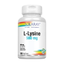 Solaray Free-Form L-Lysine 500mg Solaray 120 Caps