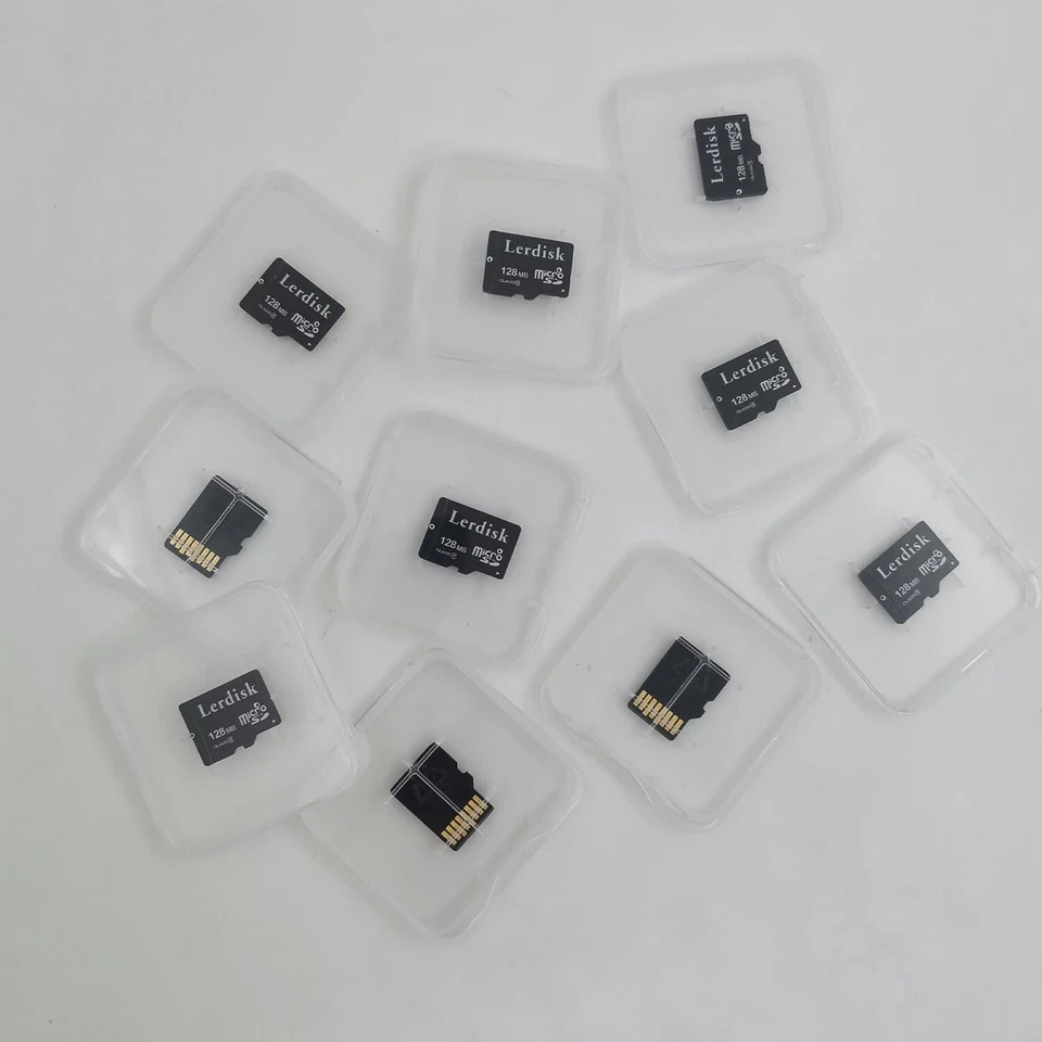 Lerdisk Factory Wholesale Micro SD Card 128MB Pack of 10 in Bulk Small Capaci... - Image 4 of 4