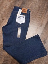 Men's NWT VTG SEARS Blue Denim Western Jeans Over Boot Genuine Roebucks 36 x 30