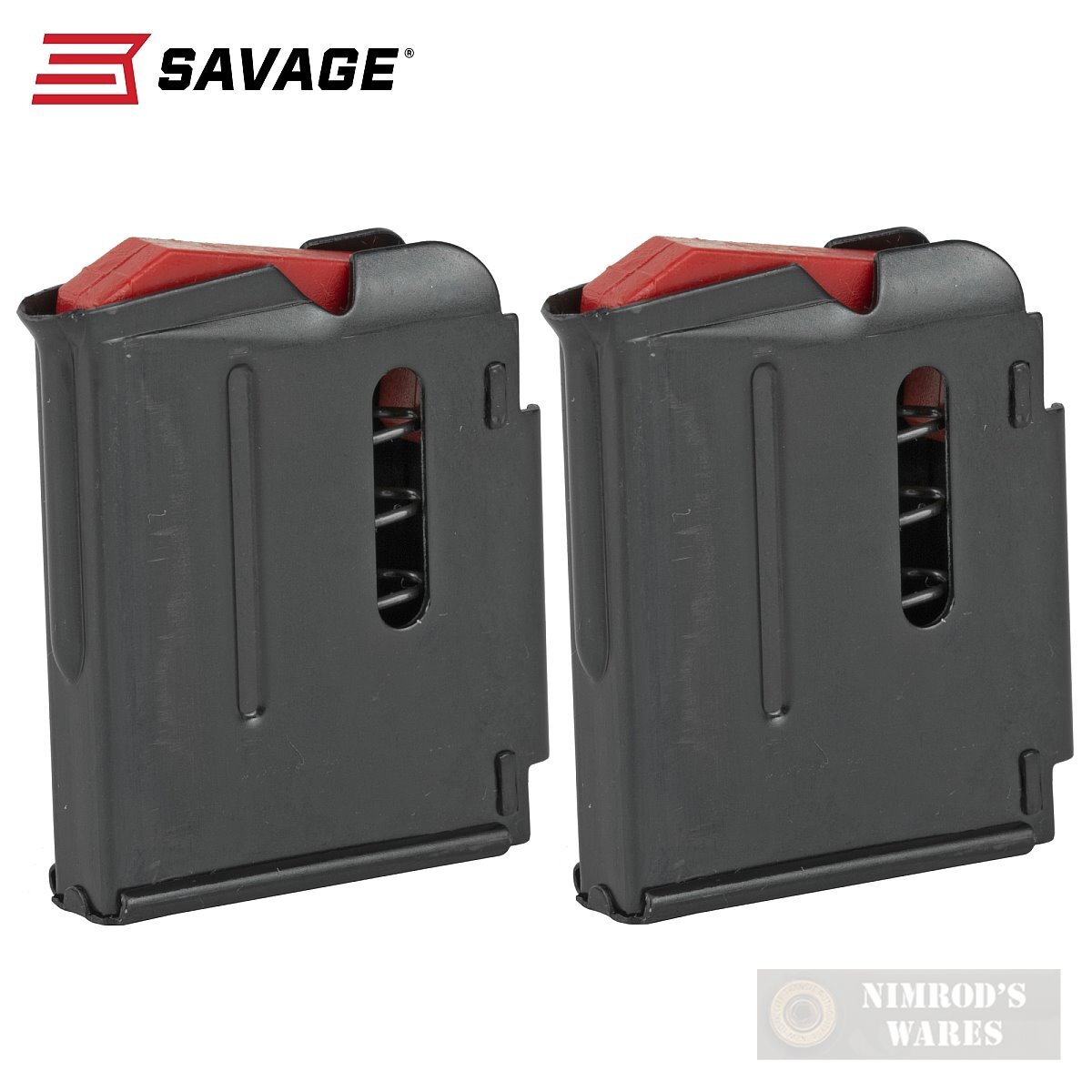 Savage 93 Series 22WMR 17HMR 5-Round MAGAZINE 2-PACK 90001 FAST