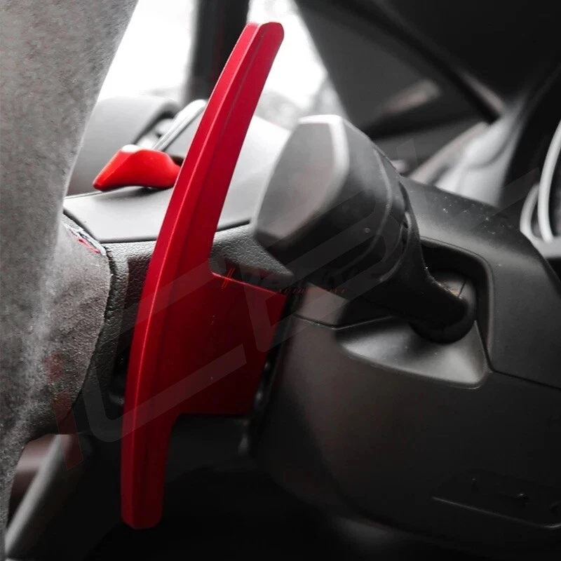 Palancas de cambio de aleación roja para BMW G20 F90 330i M340i 440i X5m X3m M3 M4 M5 335i Foto 3 de 4