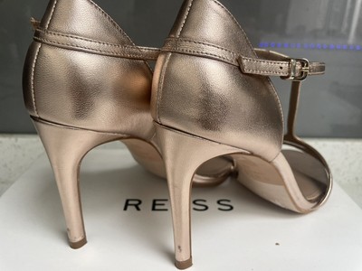reiss rose gold sandals