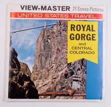View-Master Royal Gorge  Central Colorado 3 reel packet/booklet A323