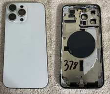 Apple iPhone 14 Pro Max rear back housing glass chasis White 378