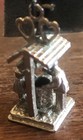 Vintage Wells Sterling Silver Couple At Wishing Well Charm Man Woman Hearts — photo 9