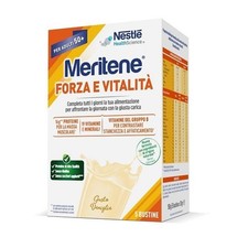 MERITENE FORZA E VITALITA' GUSTO VANIGLIA 5 BUSTINE PER ADULTI 50+ - NESTLE