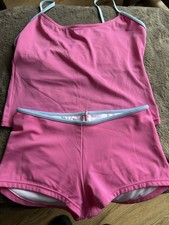 Pink High Waist Bikini  Set 2 Piece From Boots ( top Size 14  & Bottoms Size 12