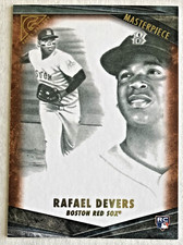 2018 Topps Gallery Masterpiece Orange #M20 Rafael Devers 15/25 RC
