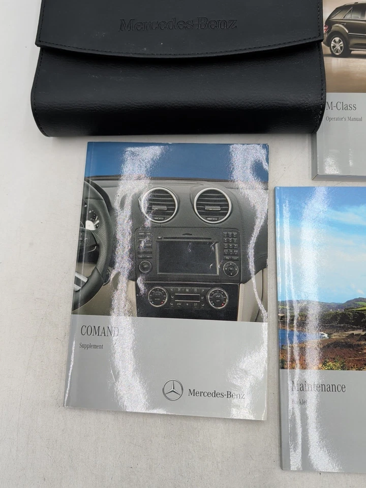 2011 Mercedes Benz M CLASS 350 450 550 ML 63 AMG Owners Manual Set Comand Case - Image 4 of 4