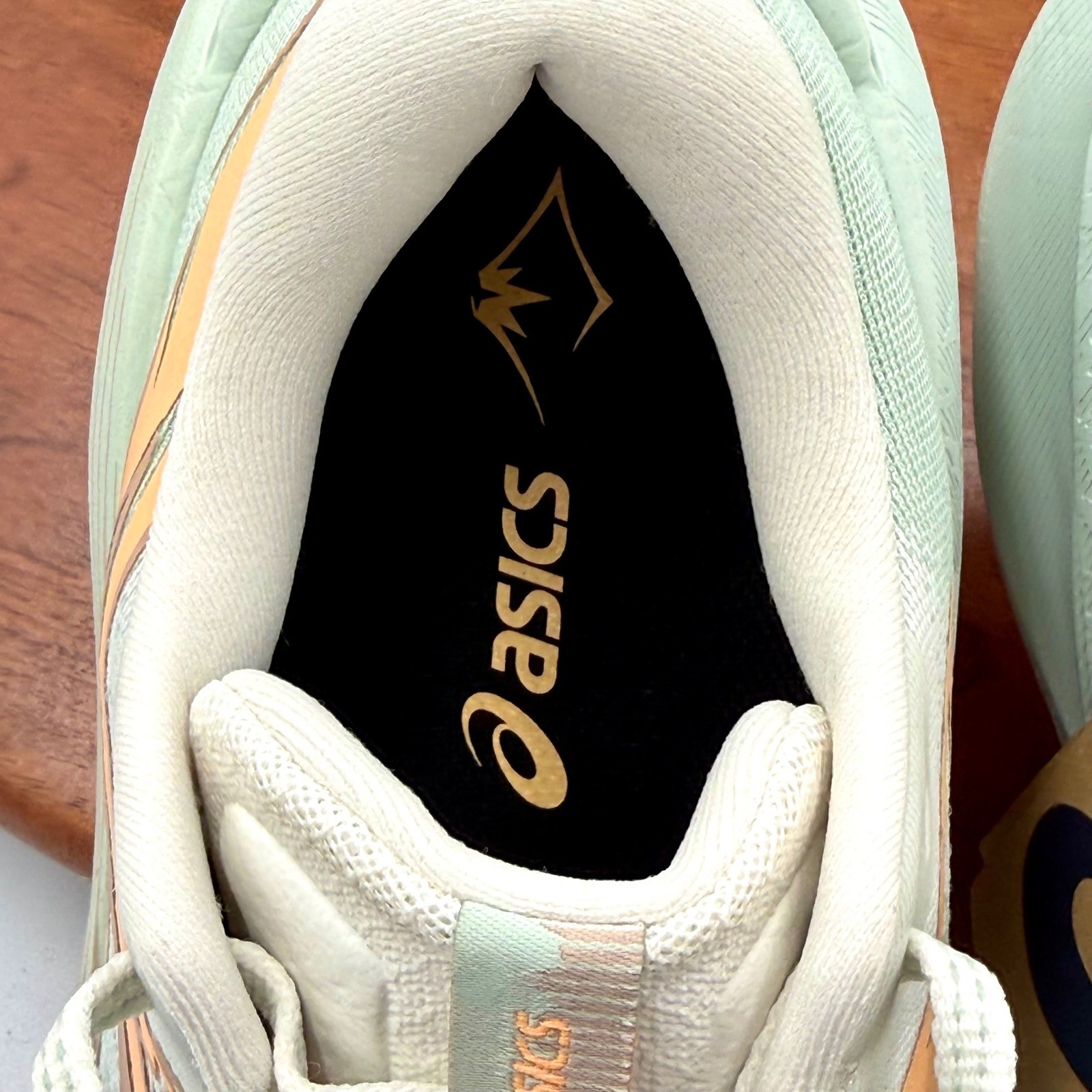 Asics Trabuco Max 4 Trail Running Sneakers Cream Dusty Steppe Womens 8.5 Pastel thumbnail 12