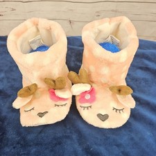Cat And Jack Deer Doe Toddler Girls House Shoes Slipper Boots Slippers Booties S