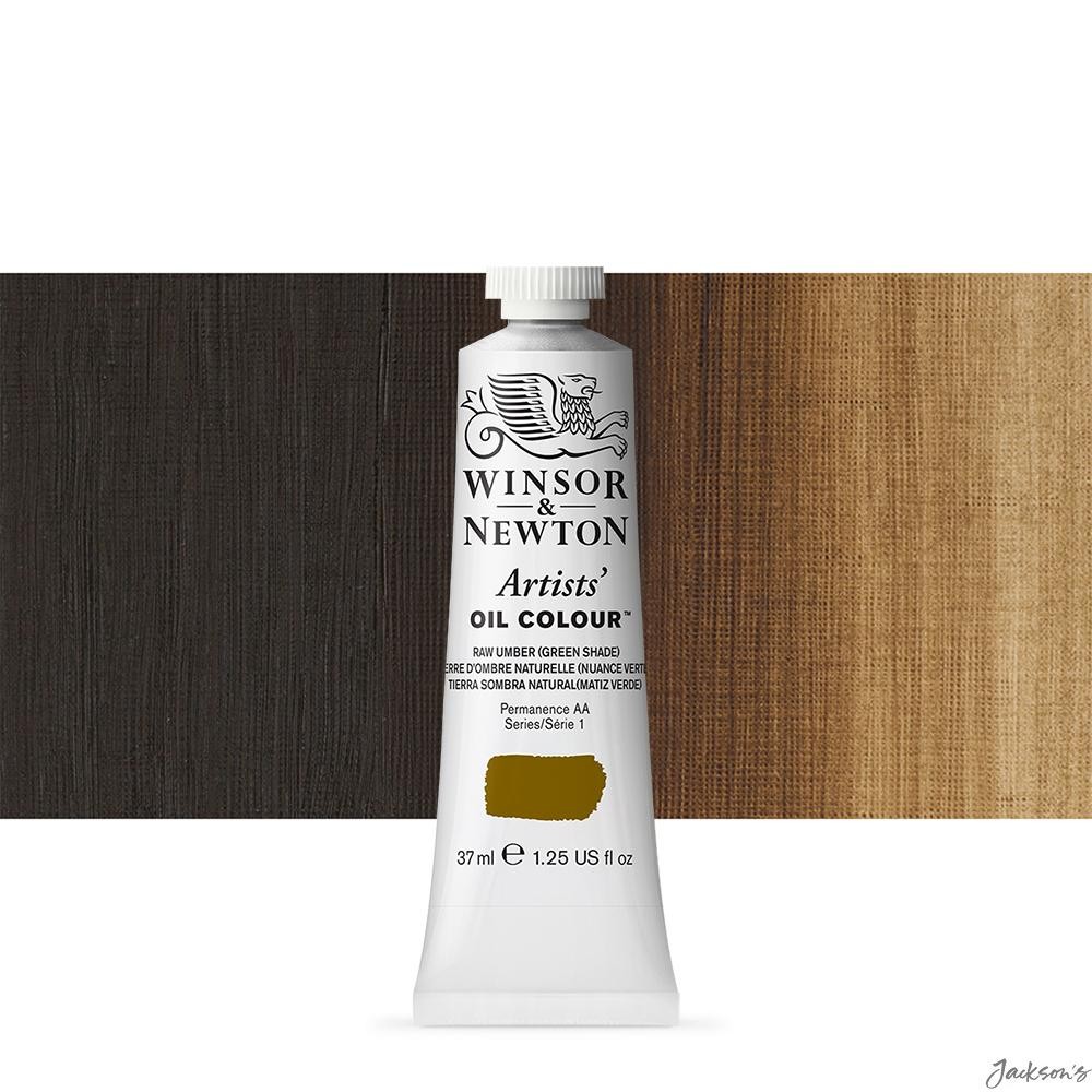 Winsor & Newton Artists' Oil Paint Natural Iron Oxide 37ml Raw Umber Green Shade
